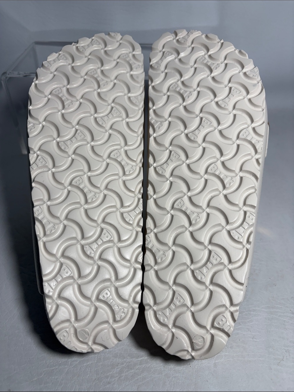 Birkenstock NWOT Arizona Big Buckle Sandals Water-Friendly Eggshell Sz 39 or 8 - Picture 6 of 8